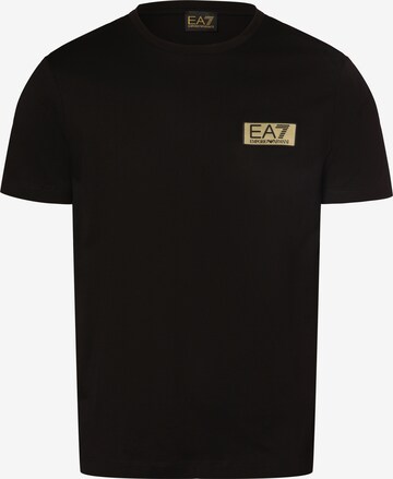 EA7 Emporio Armani T-Shirt in Schwarz: predná strana