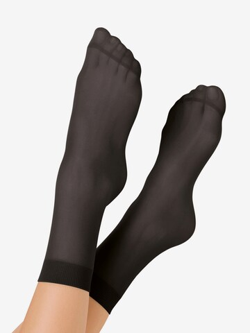 Nur Die Ankle Socks ' Söckchen 30 DEN ' in Black: front