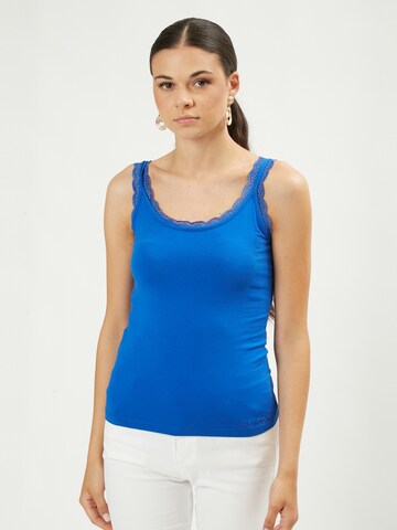 Influencer Top in Blau: predná strana