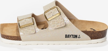 Bayton - Zapatos abiertos 'Athena' en beige: frente