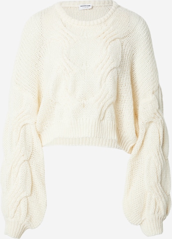 smėlio Noisy may Megztinis 'NMLOES': priekis