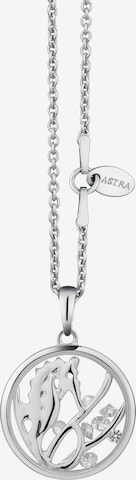 Astra Necklace 'MINDFULNESS' in Silver: front