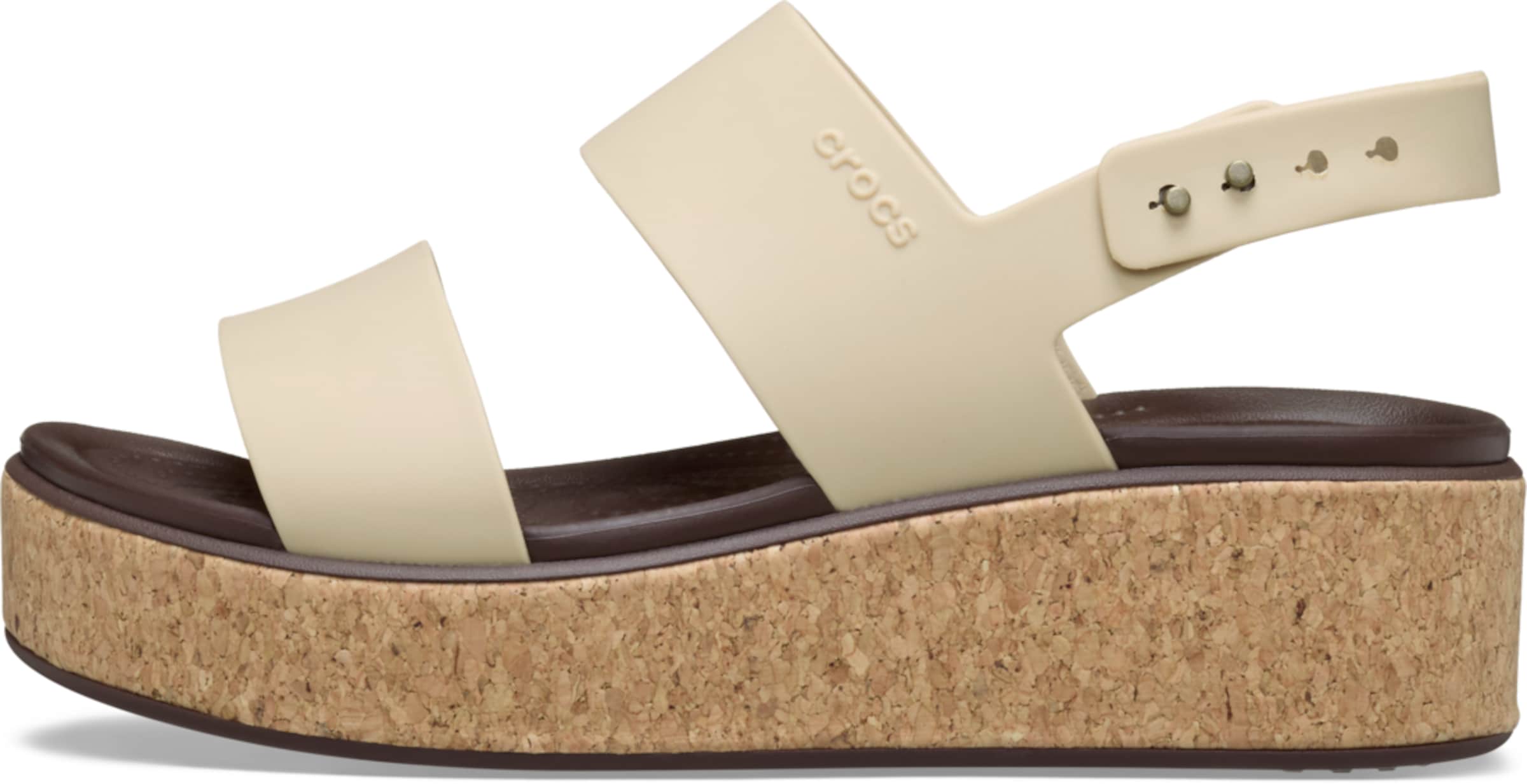 Crocs Σανδάλι 'Brooklyn' σε καφέ: μπροστά