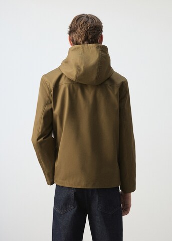 MANGO MAN Between-Seasons Parka 'Iker' in Brown