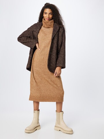 VILA Knit dress 'Mathilda' in Brown