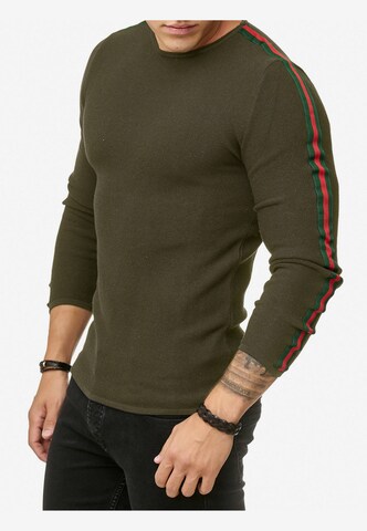 Redbridge Sweater 'Columbus' in Green: front