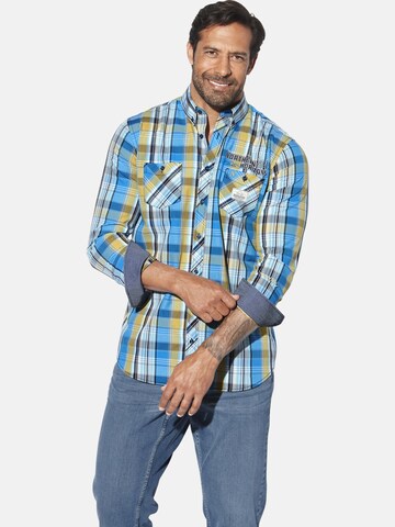 Jan Vanderstorm Comfort Fit Hemd 'Jorheim' in Blau: Vorderseite