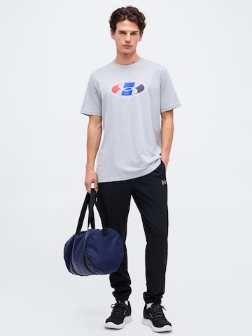 UNDER ARMOUR Tapered Sportbroek 'Tech Utility' in Zwart