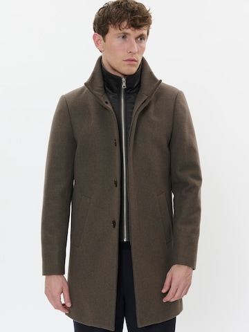 Matinique Regular fit Between-seasons coat 'MAHarvey' in Grey: front