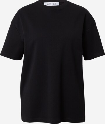 T-shirt NU-IN en noir : devant