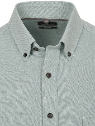 CASA MODA Regular fit Button Up Shirt in Green