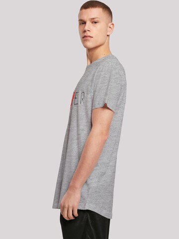 F4NT4STIC Shirt 'IT Loser Lover And IT 2017' in Grijs