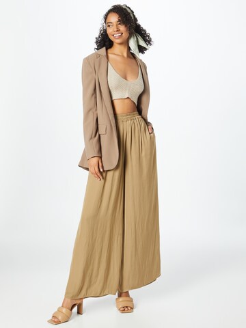 CATWALK JUNKIE Wide leg Broek 'ALEXANDRA' in Bruin