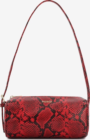 KazarRučna torbica - crvena boja: prednji dio