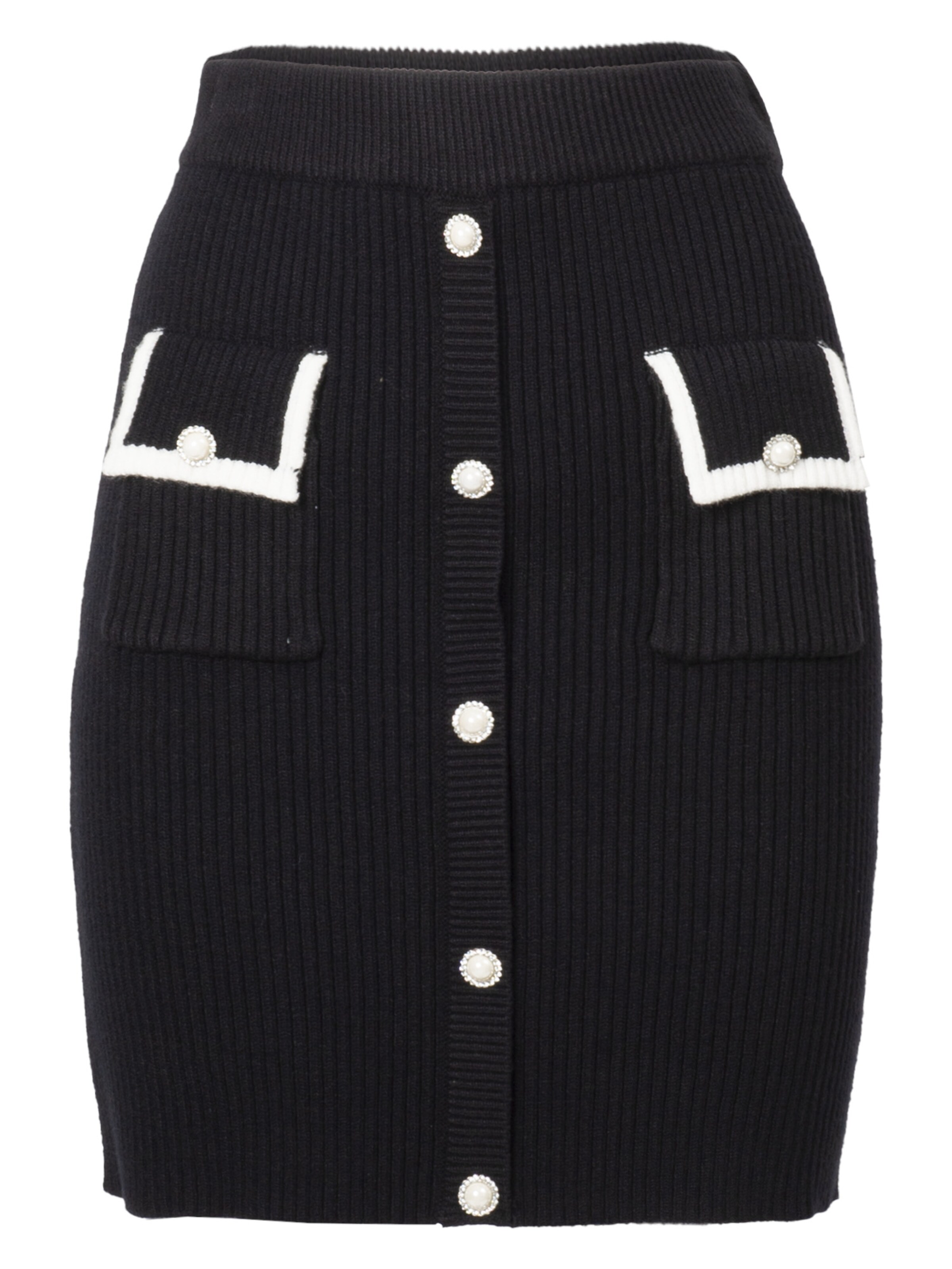 Influencer Skirt in Black: front