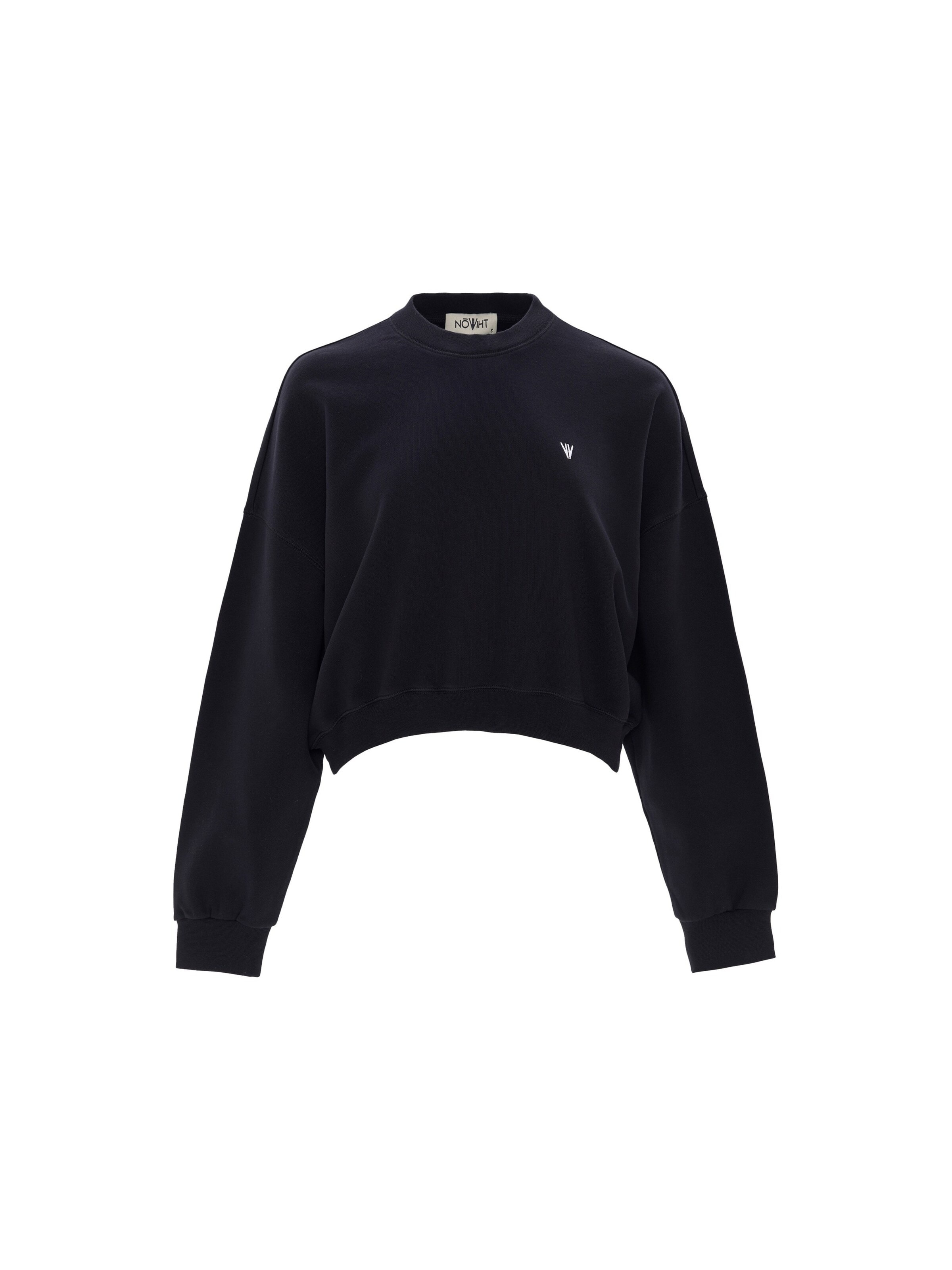 NOWIHT Sweatshirt 'Eulalie'‌‌‌‌‌‌‌‌‌‌ in Schwarz: Vorderseite