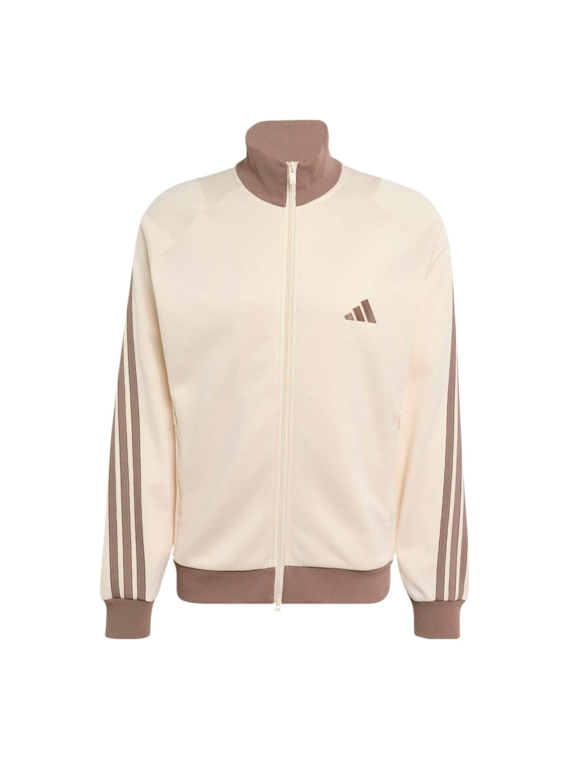 Giacca di felpa sportiva 'STA' di ADIDAS SPORTSWEAR in beige: frontale