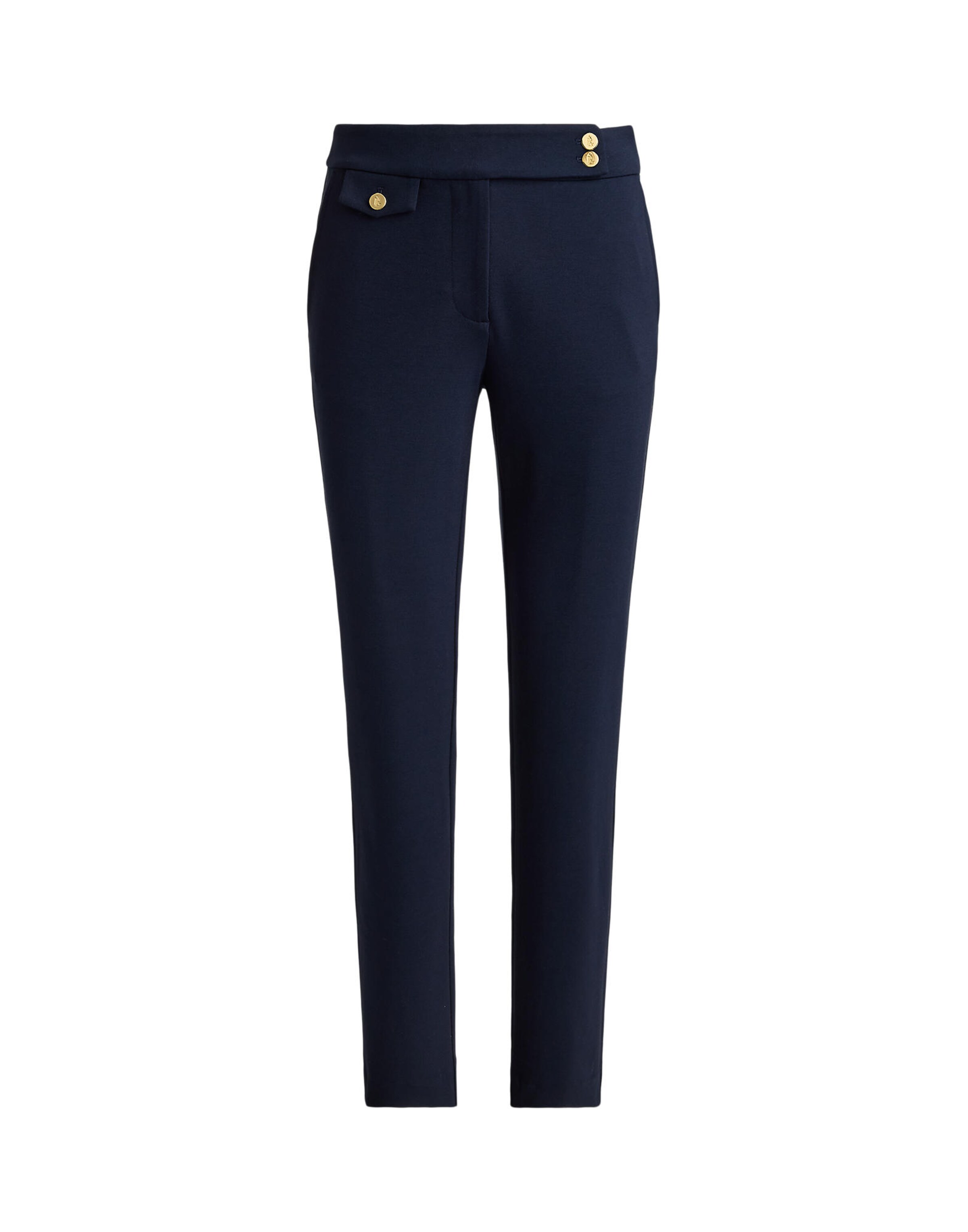 Lauren Ralph Lauren Slimfit Παντελόνι 'MODERN PONTE' σε μπλε: μπροστά