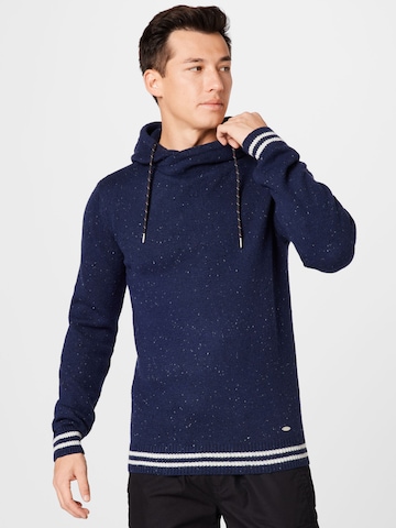 Petrol Industries Sweater in Blue: front