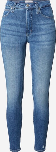 Calvin Klein Jeans Teksapüksid 'HIGH RISE SUPER SKINNY ANKLE' sinine teksariie, Tootevaade