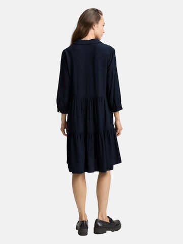 TOM TAILOR Shirt Dress in Blue