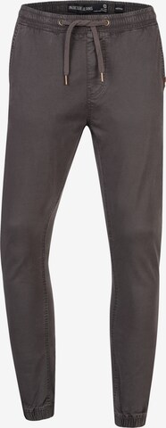 INDICODE JEANS Regular Broek ' Fields ' in Grijs: voorkant