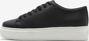 Baskets basses Derimod en noir : devant