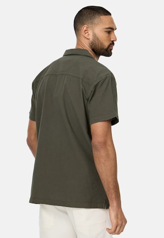 INDICODE JEANS Regular fit Overhemd 'Rycroft' in Groen