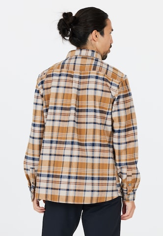 Whistler Regular fit Athletic Button Up Shirt 'Wolfhard' in Brown