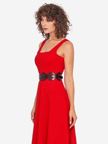 Haute Cuir Gürtel 'Oval Cutout Belt'‌‌‌‌‌‌‌‌‌ in Schwarz