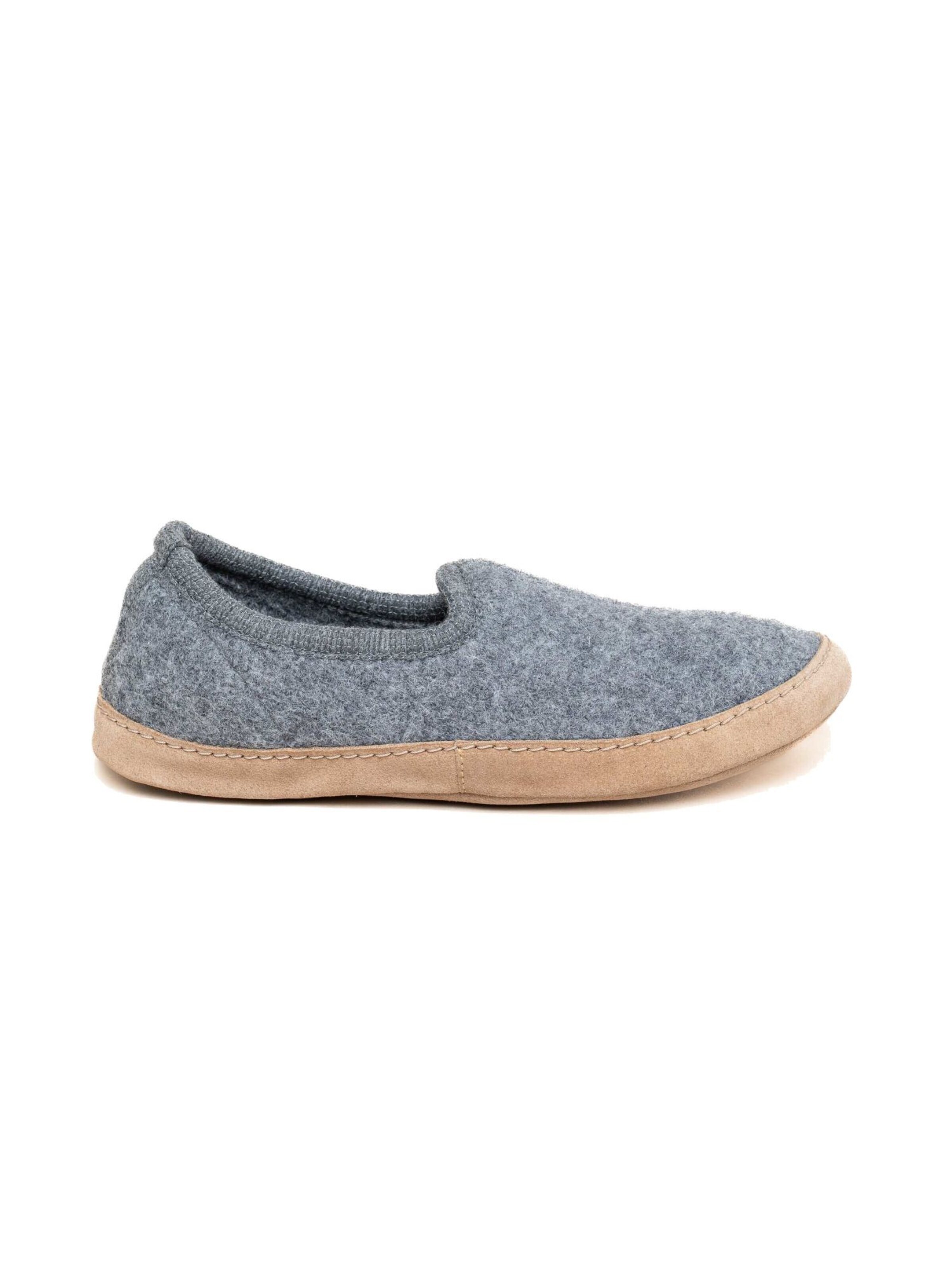 Gottstein Slippers 'Walkpantoffel Cheyenne' in Grey