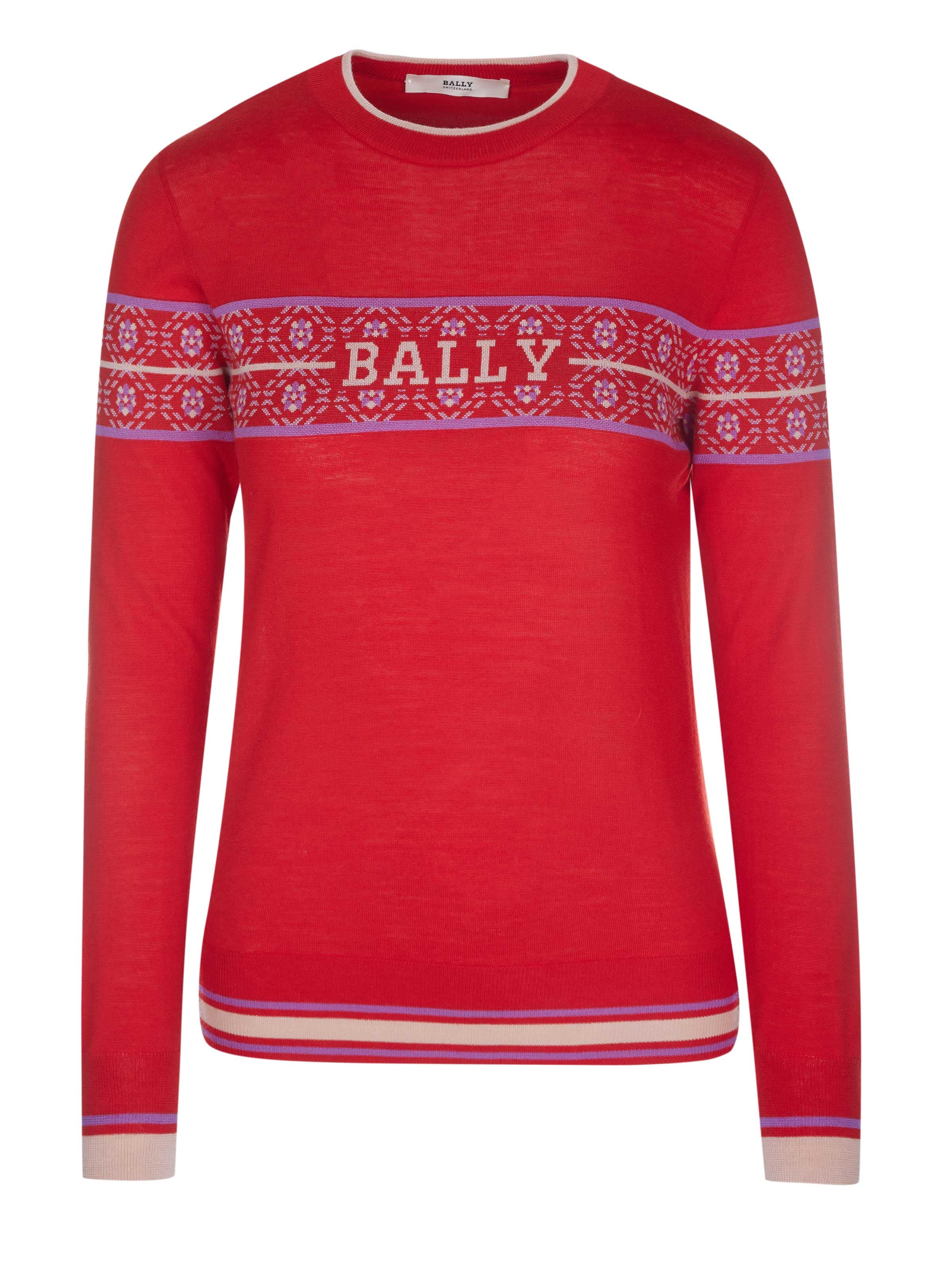 Bally Pullover‌‌‌‌‌‌‌‌ in Rot: Vorderseite