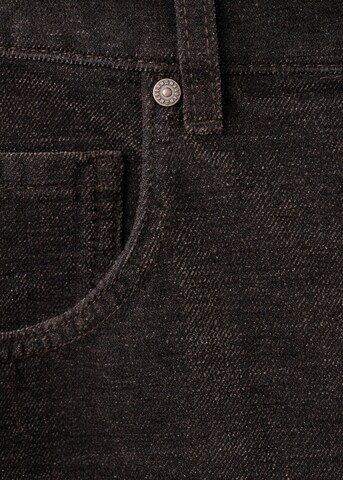 MANGO Wide Leg Jeans 'Tokio' in Braun