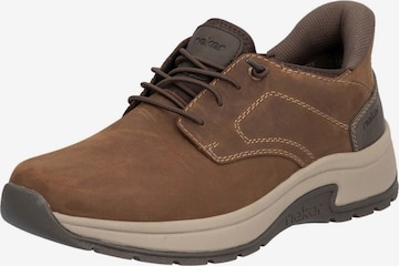 Scarpa stringata sportiva di Rieker in marrone: frontale