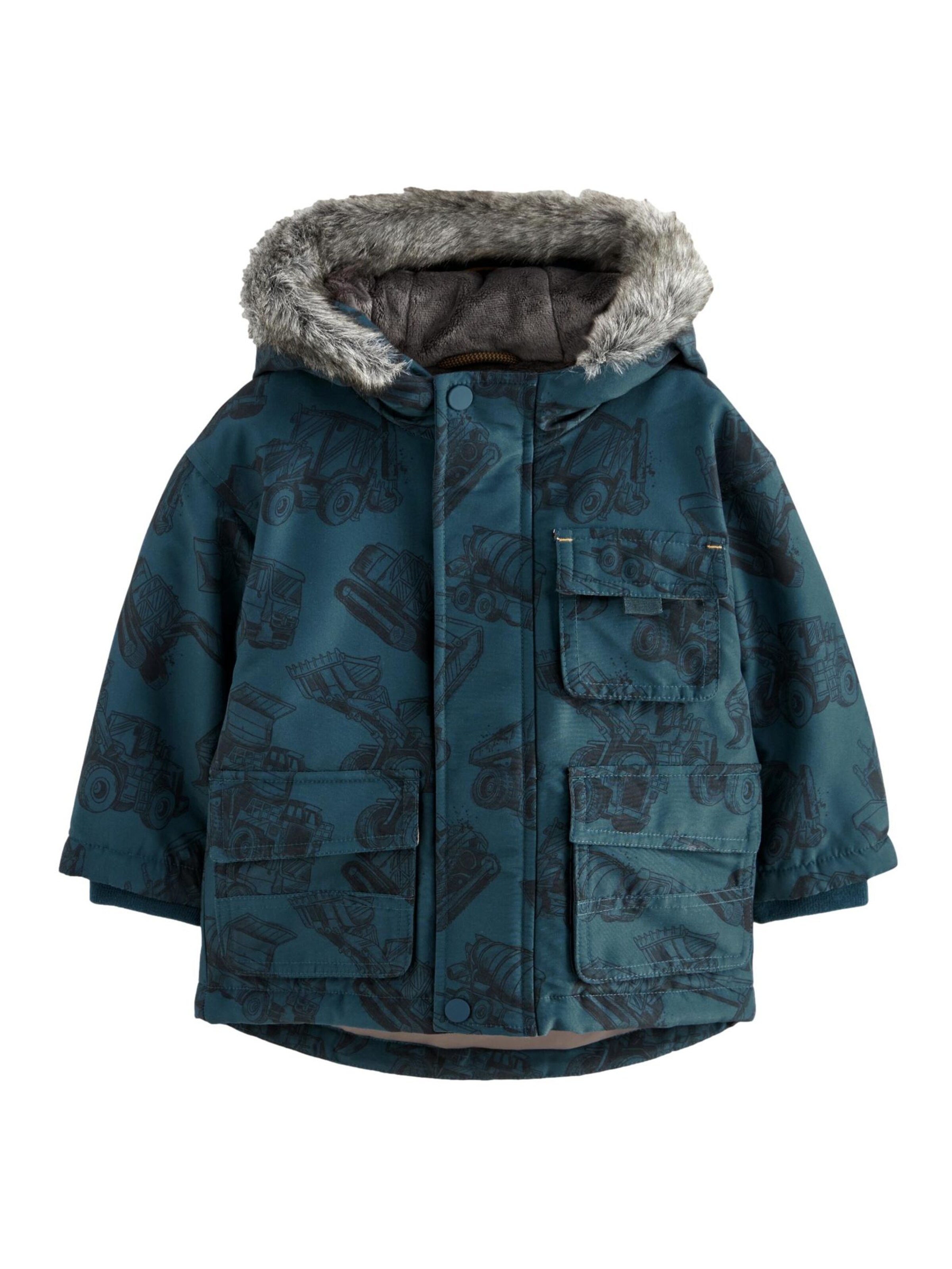 Next Übergangsjacke in Blau: Vorderseite