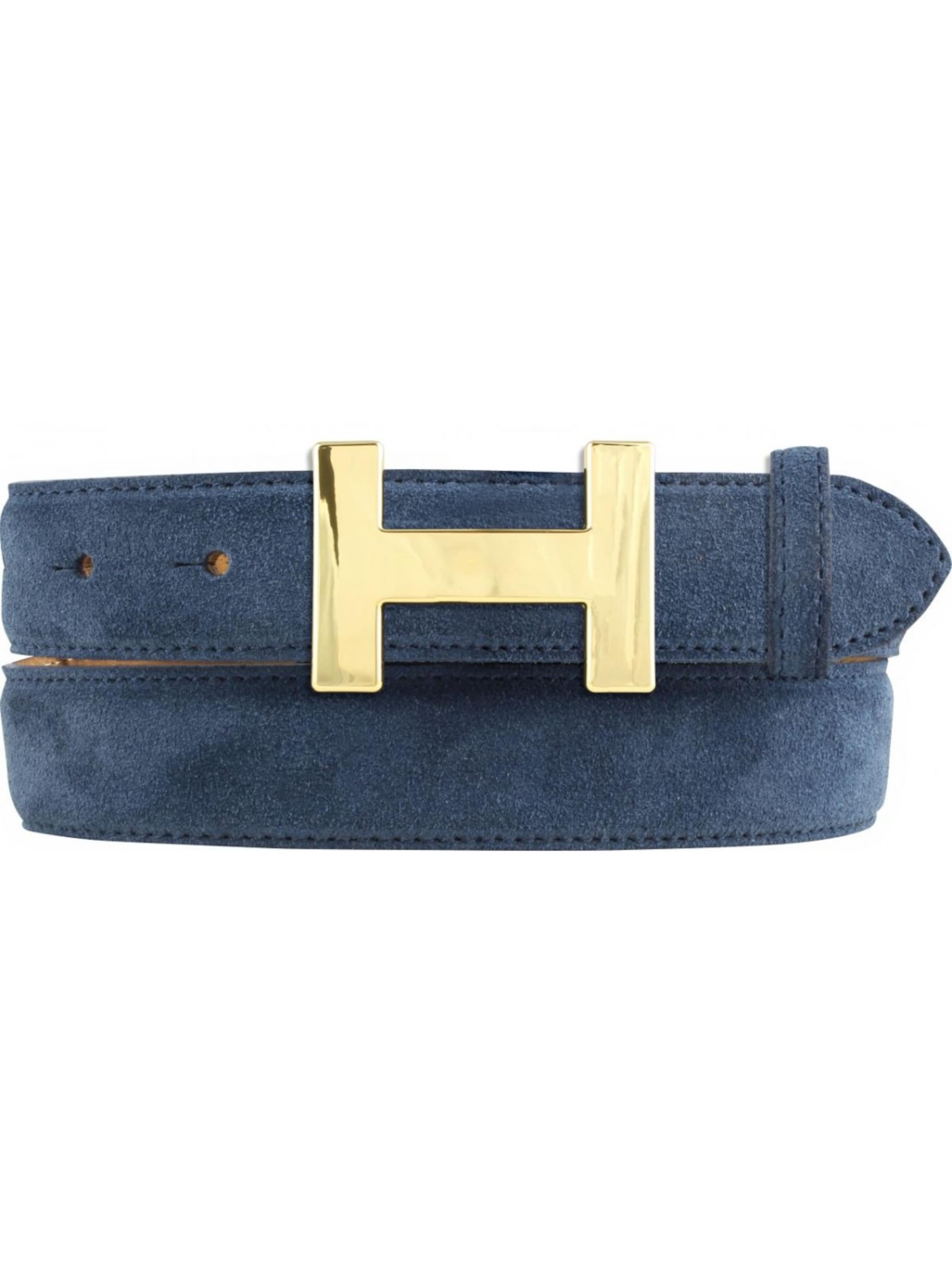 BELTINGER Gürtel 'Helen'‌ in Blau: Vorderseite