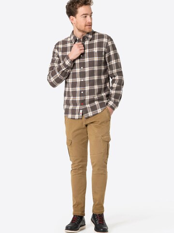 TIMEZONE Regular Cargohose 'Niklas' in Braun