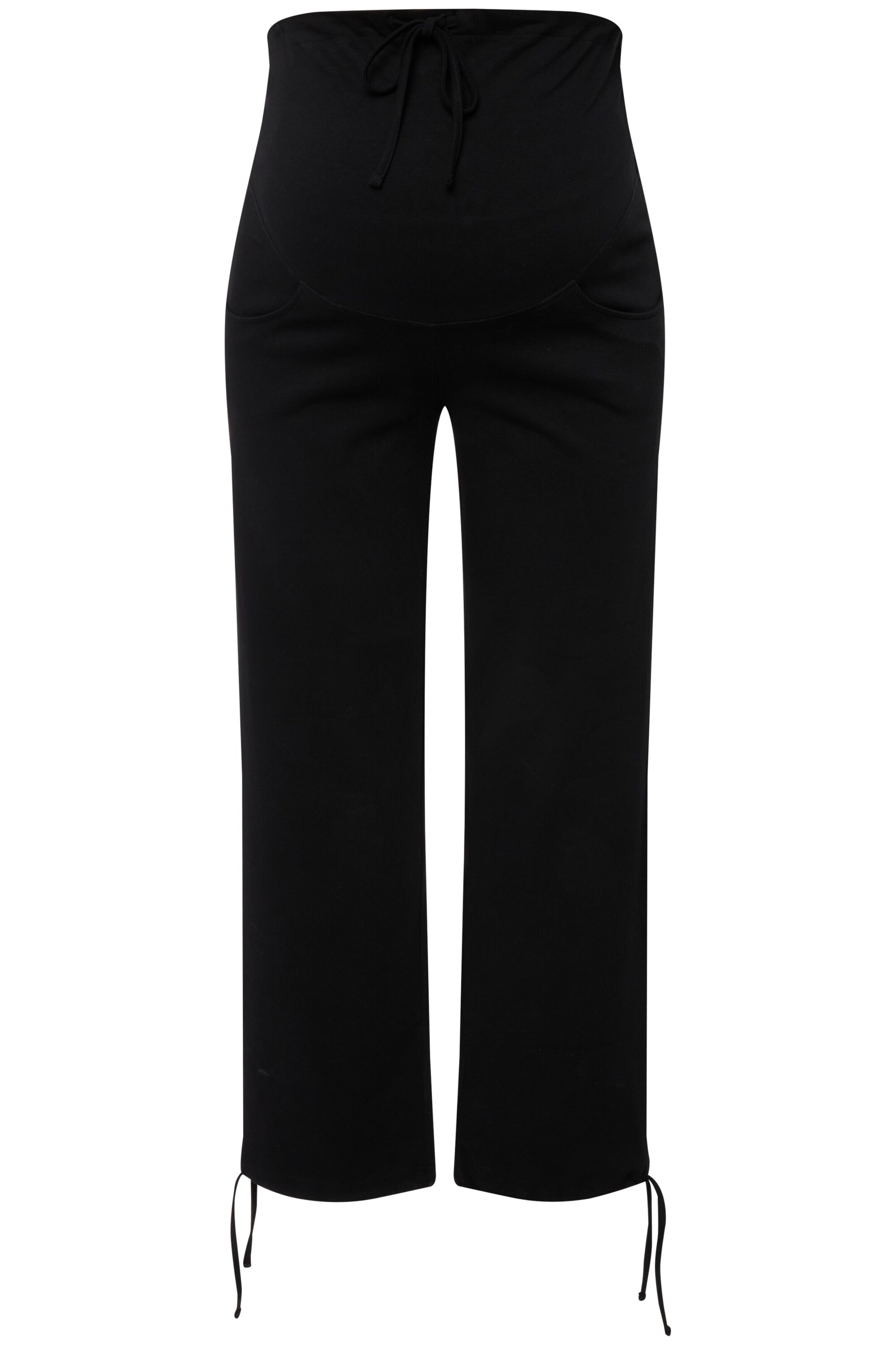 Ulla Popken Regular Hose in Schwarz: Vorderseite