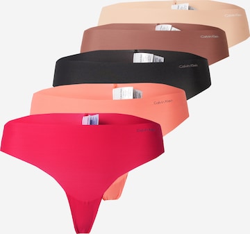 Calvin Klein Underwear - Tanga en beige: frente