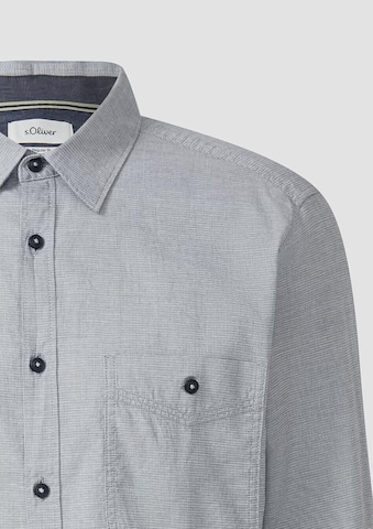 Coupe regular Chemise s.Oliver en gris