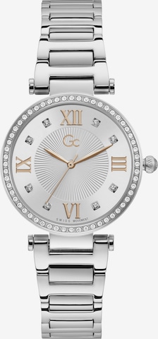 Gc Analog Watch 'Gc LadyCrystal' in Silver: front