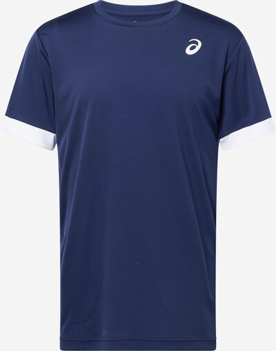 ASICS T-Shirt fonctionnel en bleu foncé / blanc, Vue avec produit