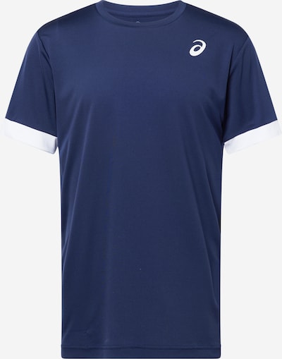 ASICS Sportshirt in dunkelblau / weiß, Produktansicht