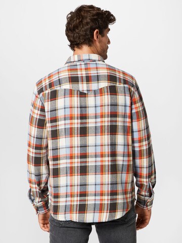 LEVI'S ® - Regular Fit Camisa 'Relaxed Fit Western' em mistura de cores
