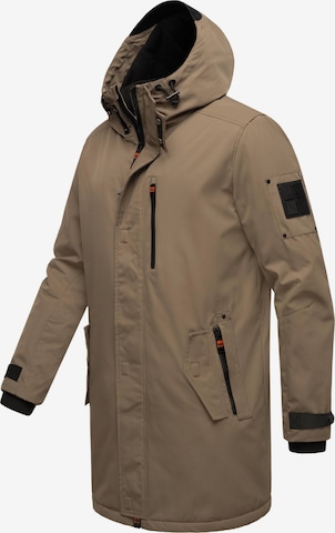 STONE HARBOUR Funkcionalna jakna 'Lanzoo' | rjava barva