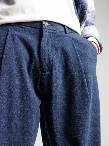 JACK & JONES - Tapered Pantalón plisado en gris