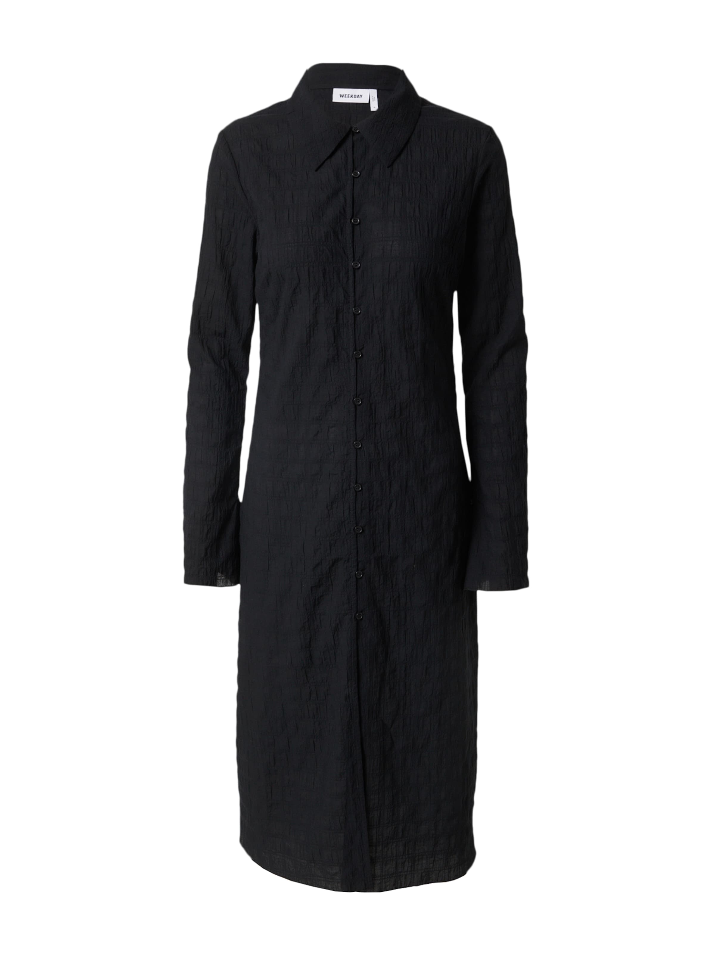 WEEKDAY Μπλουζοφόρεμα σε μαύρο: μπροστά