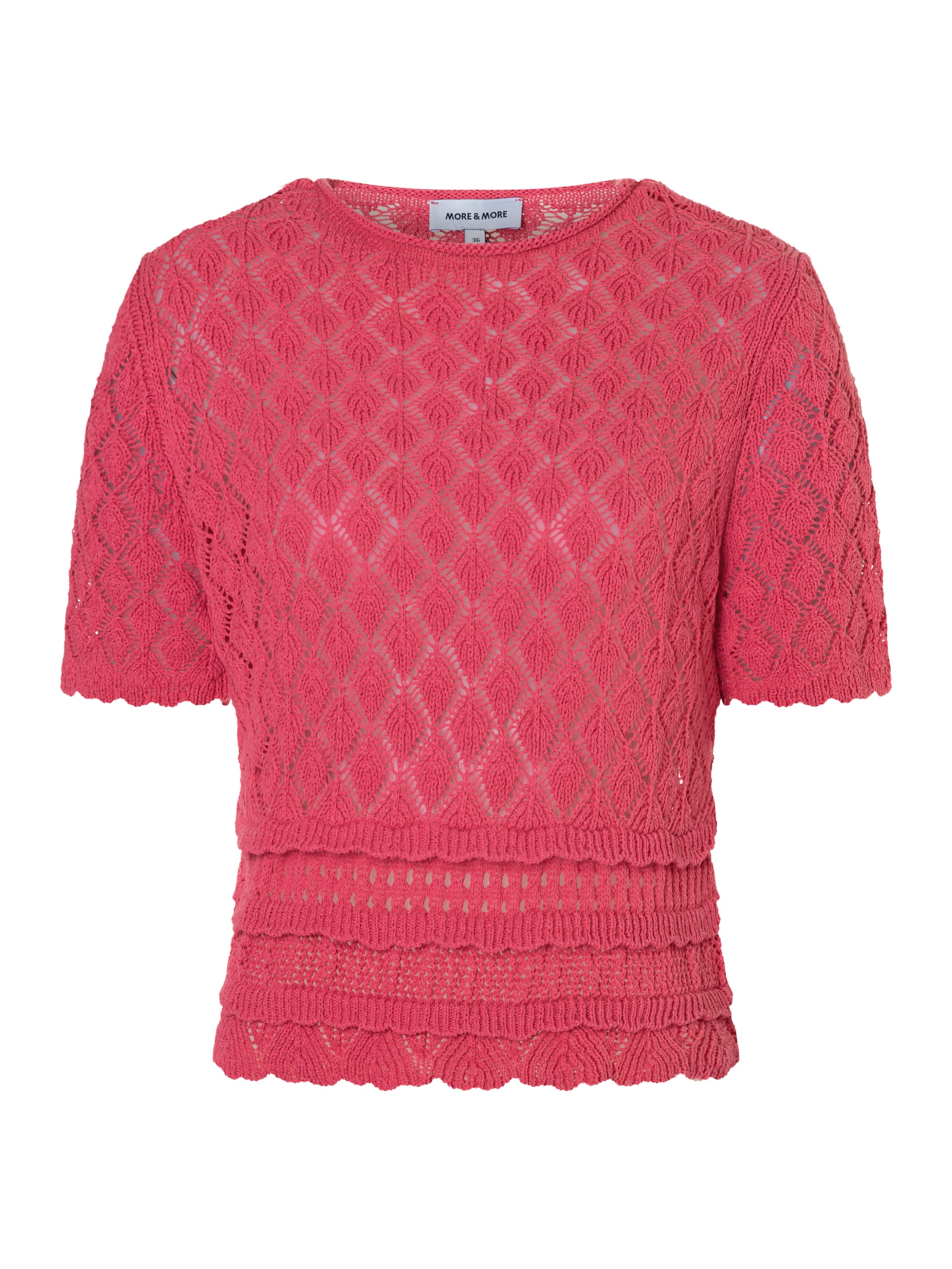 MORE & MORE Sweater in XS in Raspberry, Item view