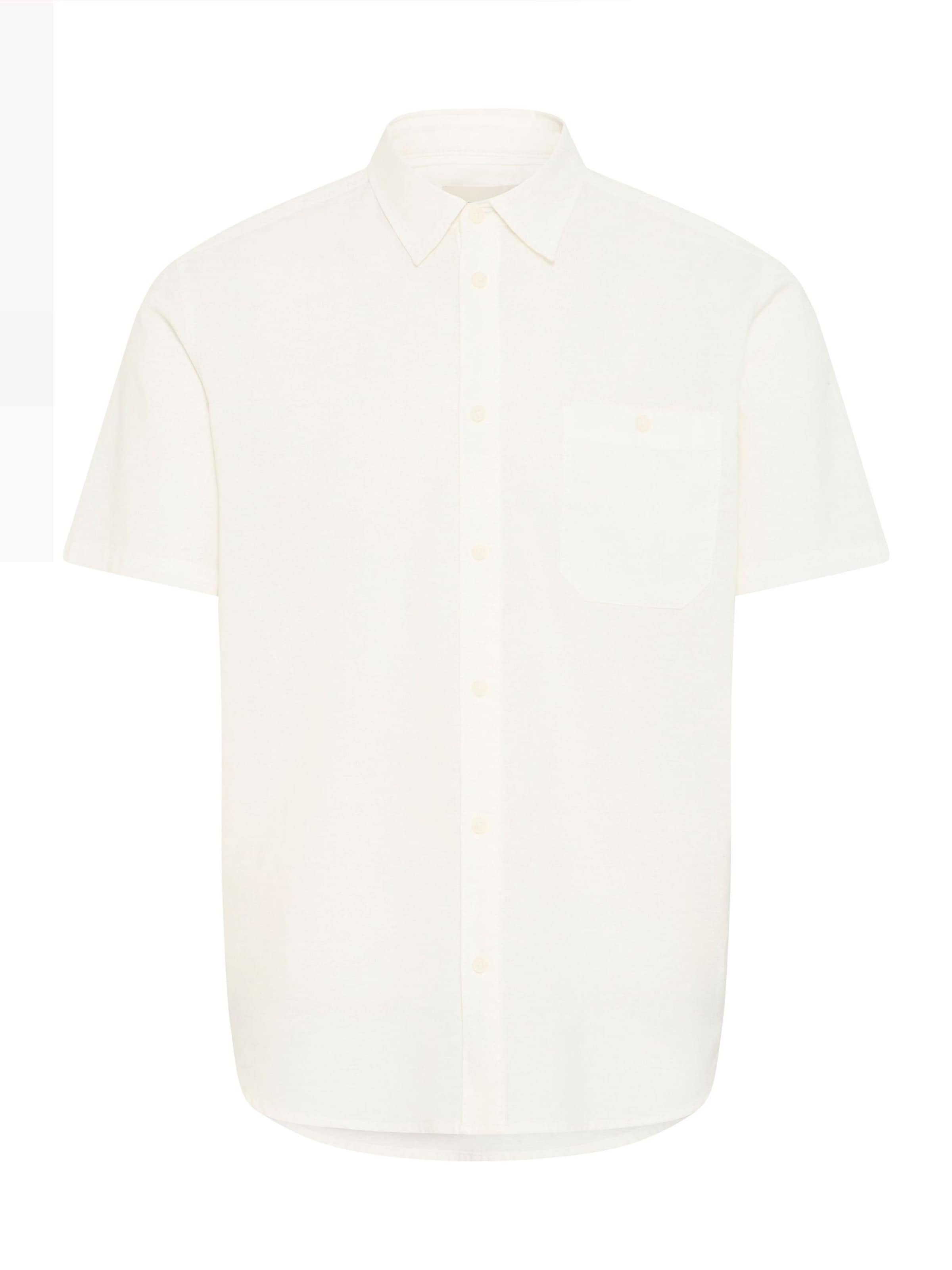 BLEND Overhemd ' BHBAY LINEN ' in Wit: voorkant