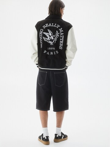 Pull&Bear Between-season jacket in Black